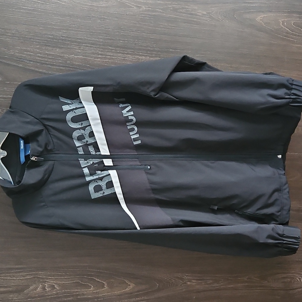 Reebok‎ men's large black polyester hockey jacket